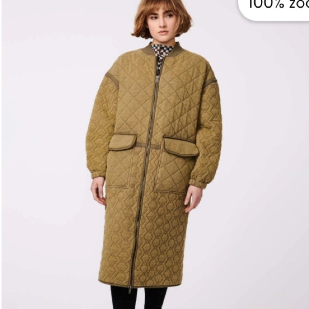 Bernie
Mix-Stitch Long Quilted Coat